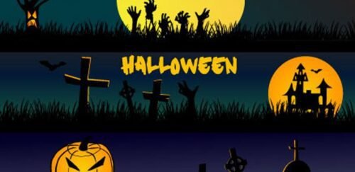 Descarga Gratuita De Vectores De Banner De Halloween
