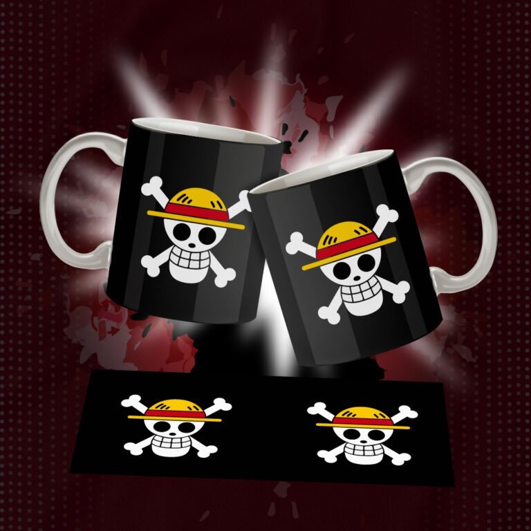 Diseños inspirados en One Piece para tazas – Pack gratis en PNG